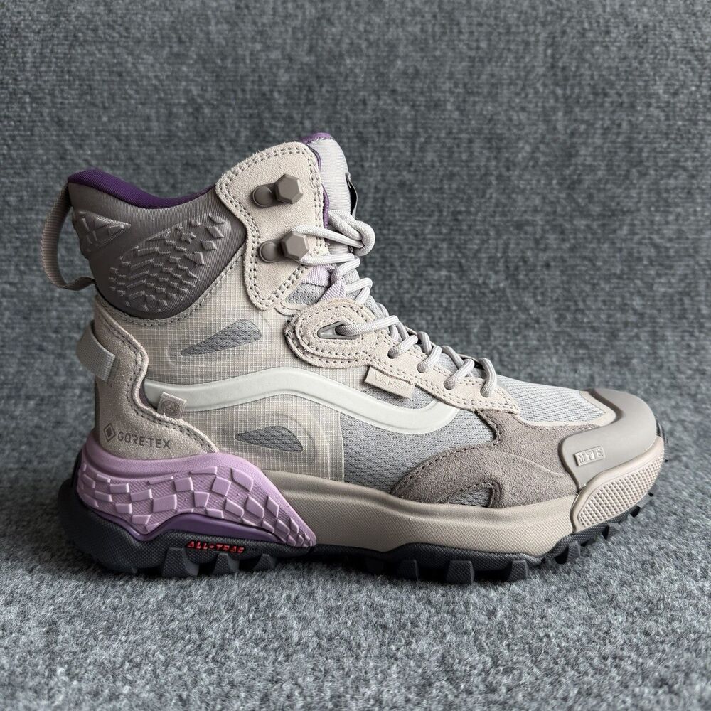 Vans Crestline GORE-TEX MTE Light Grey Purple Women’s 7.5/ M6 Trail Waterproof